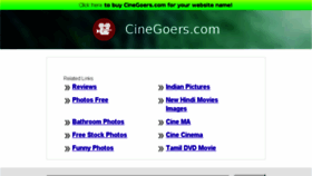 What Cinegoers.com website looked like in 2014 (10 years ago)