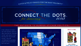 What Connectthedotsusa.com website looked like in 2014 (10 years ago)