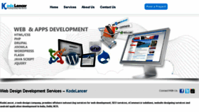 What Codelancer.in website looked like in 2014 (10 years ago)