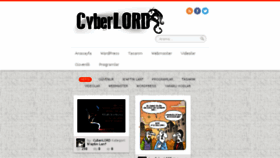 What Cyberlord.org website looked like in 2014 (10 years ago)