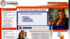 What Callcentercompliance.com website looked like in 2014 (10 years ago)