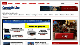 What Correiodemocratico.com.br website looked like in 2014 (10 years ago)