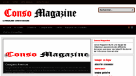 What Conso-mag.fr website looked like in 2014 (10 years ago)