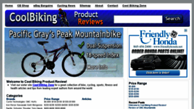 What Coolbiking.com website looked like in 2014 (10 years ago)