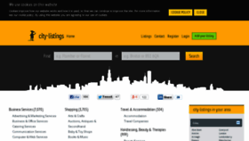 What City-listings.com website looked like in 2014 (10 years ago)