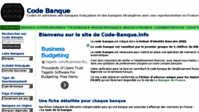 What Code-banque.info website looked like in 2014 (10 years ago)