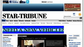 What Chathamstartribune.com website looked like in 2014 (10 years ago)