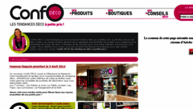What Confodeco.fr website looked like in 2014 (10 years ago)