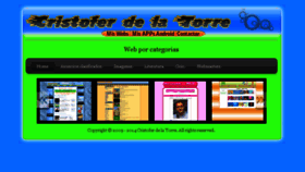 What Cristoferdelatorre.com website looked like in 2014 (10 years ago)