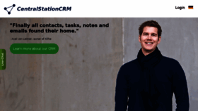 What Centralstationcrm.com website looked like in 2014 (10 years ago)