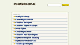 What Cheapflights.com.de website looked like in 2014 (10 years ago)