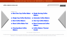 What Coffee-makers-review.com website looked like in 2014 (10 years ago)