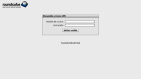 What Correo.upr.edu.cu website looked like in 2014 (10 years ago)