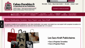 What Cabas-durables.fr website looked like in 2014 (10 years ago)