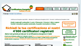 What Certificazioneenergeticaonline.com website looked like in 2014 (10 years ago)