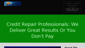 What Creditrepairprofessionals.net website looked like in 2014 (10 years ago)