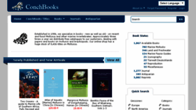 What Conchbooks.de website looked like in 2014 (10 years ago)