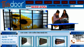 What Cuacuontitadoor.vn website looked like in 2014 (10 years ago)