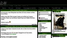 What Clanguru.de website looked like in 2014 (9 years ago)