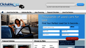 What Clickablecars.com website looked like in 2014 (10 years ago)