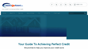 What Creditonpoint.com website looked like in 2014 (10 years ago)
