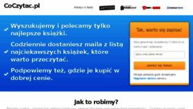 What Coczytac.pl website looked like in 2014 (9 years ago)
