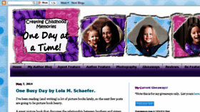 What Creatingchildhoodmemories.com website looked like in 2014 (9 years ago)