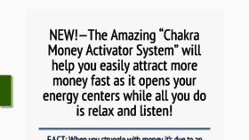 What Chakramoneyactivatorsystem.com website looked like in 2014 (10 years ago)