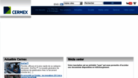What Cermex.fr website looked like in 2014 (10 years ago)