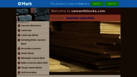 What Cementblocks.com website looked like in 2014 (9 years ago)
