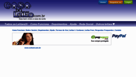 What Casadoleilao.com.br website looked like in 2011 (13 years ago)