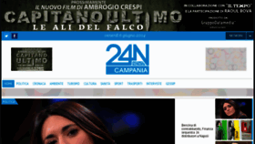 What Campania24news.it website looked like in 2014 (9 years ago)