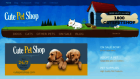 What Cutepetshop.com website looked like in 2014 (9 years ago)