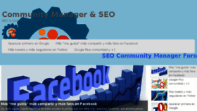 What Communitymanager.in website looked like in 2014 (9 years ago)
