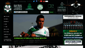 What Clubsantoslaguna.com.mx website looked like in 2014 (9 years ago)