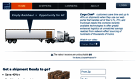 What Cargochief.com website looked like in 2014 (9 years ago)