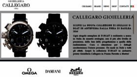 What Callegaro.com website looked like in 2014 (9 years ago)