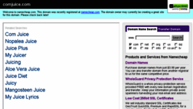 What Comjuice.com website looked like in 2014 (11 years ago)