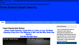 What Carpetcleaningsantabarbara.net website looked like in 2014 (9 years ago)