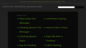 What Catch-ur-cheating-spouse.com website looked like in 2014 (9 years ago)