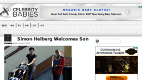 What Celebritybabies.info website looked like in 2014 (9 years ago)