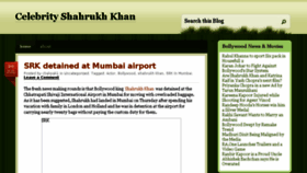 What Celebrityshahrukhkhan.wordpress.com website looked like in 2014 (9 years ago)