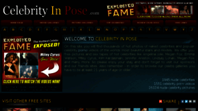 What Celebrityinpose.com website looked like in 2014 (9 years ago)