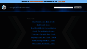 What Championfinance.com website looked like in 2014 (9 years ago)