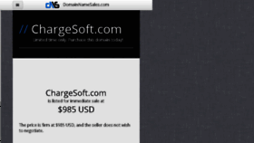 What Chargesoft.com website looked like in 2014 (9 years ago)