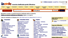 What Chihuahua.locanto.com.mx website looked like in 2014 (9 years ago)