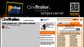 What Cinetrailer.it website looked like in 2014 (9 years ago)