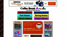 What Coffeebreakgames.com website looked like in 2014 (9 years ago)
