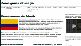What Comoganardineroya.com website looked like in 2014 (9 years ago)