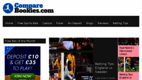 What Comparebookies.com website looked like in 2014 (9 years ago)